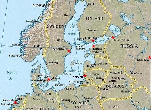 Baltic Sea Map